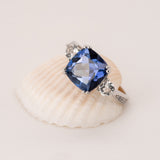 Melina Blue Quartz Ring - Heron and Swan