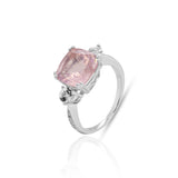 Melina Rose Quartz Ring - Heron and Swan