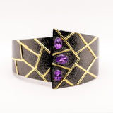 Paradox Amethyst Bracelet in Sterling Silver - Heron and Swan