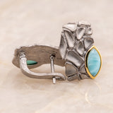Skye Larimar Earrings in Sterling Silver - Heron and Swan