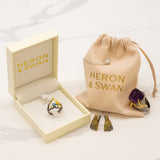 Surprise Fine Jewelry Box - Heron and Swan