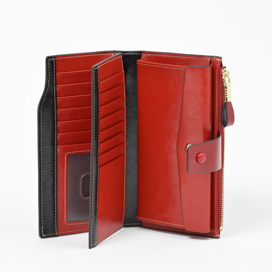 Mirabel Genuine Leather Wallet - Heron and Swan